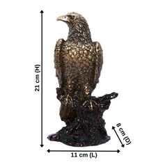 Mighty Eagle Showpiece Statue for Home & Office Decor