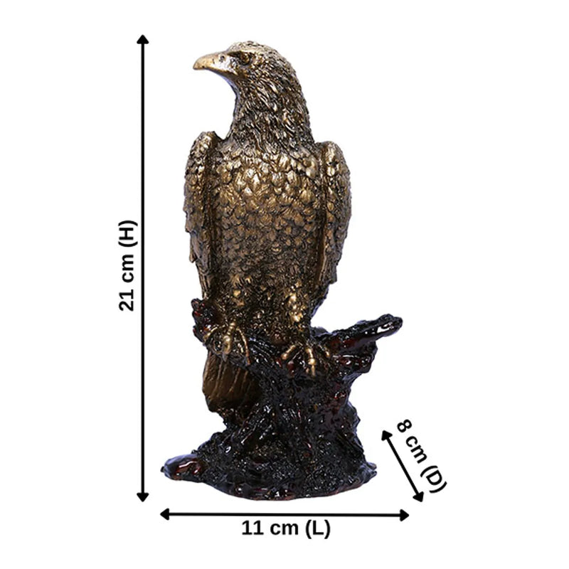 Mighty Eagle Showpiece Statue for Home & Office Decor